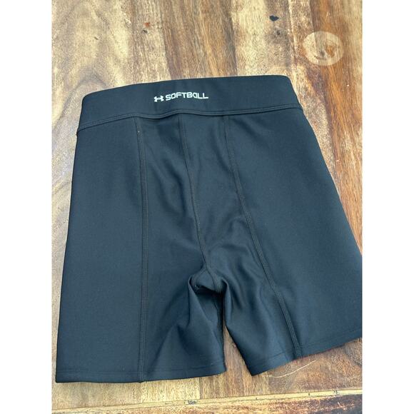 Under Armour Women's Black Softball Slider Shorts Size XS - Picture 4 of 9